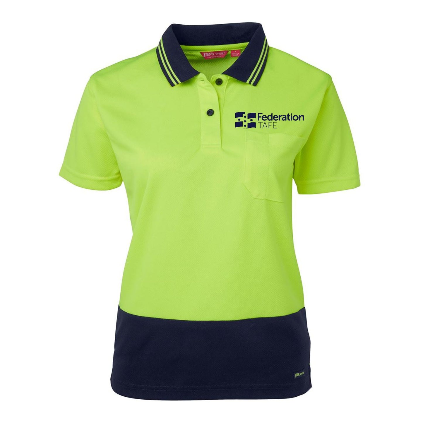 Ladies Hi Vis Short Sleeve Comfort Polo