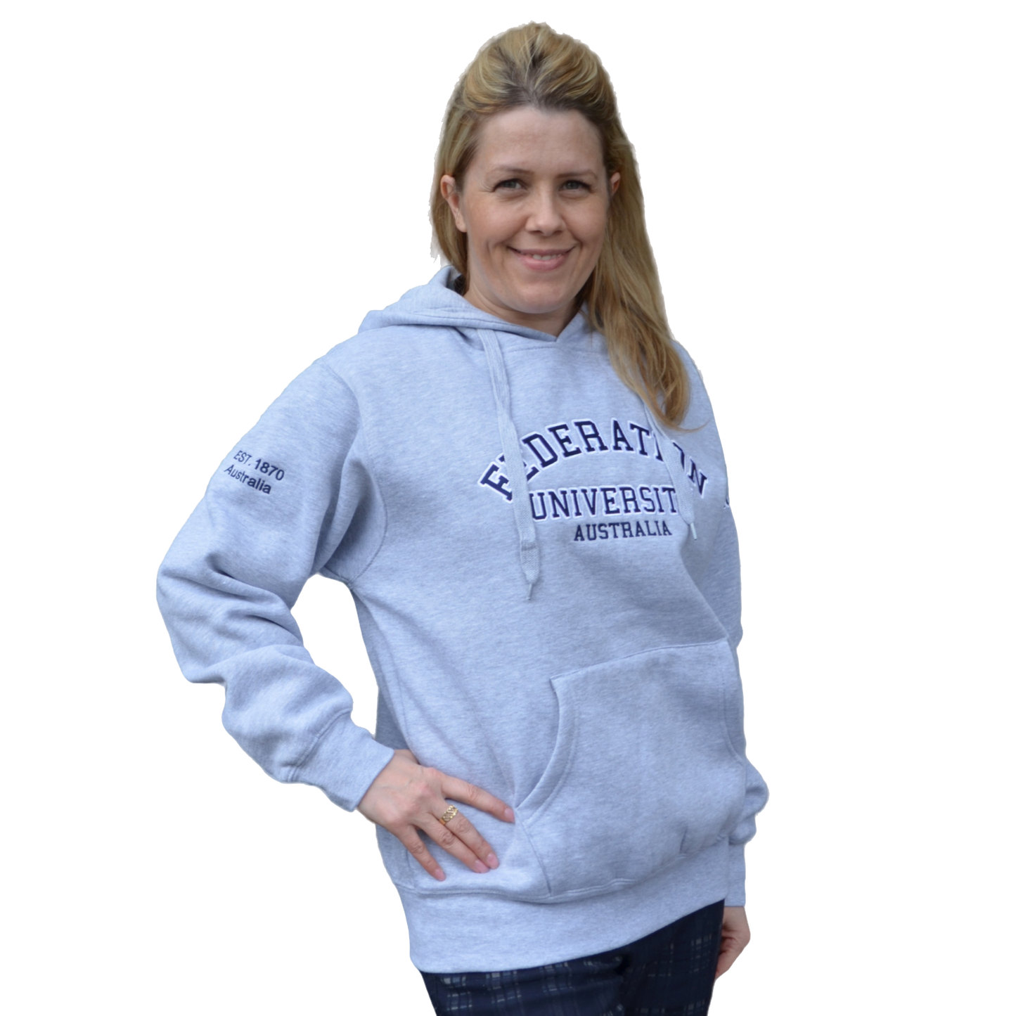 Federation University Alumni Hoodie | Grey