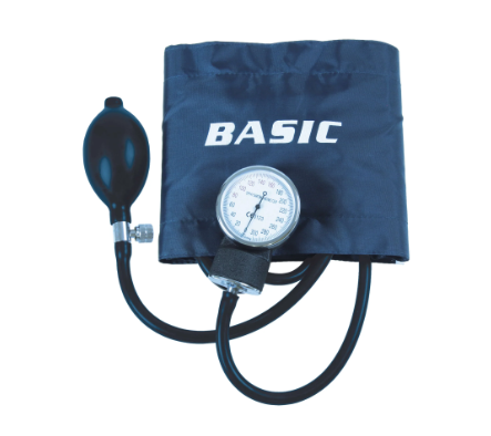 Basic Two Hand Aneroid Sphygmomanometer - Latex Free