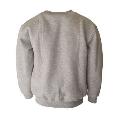 Crew neck jumper | Grey Marle