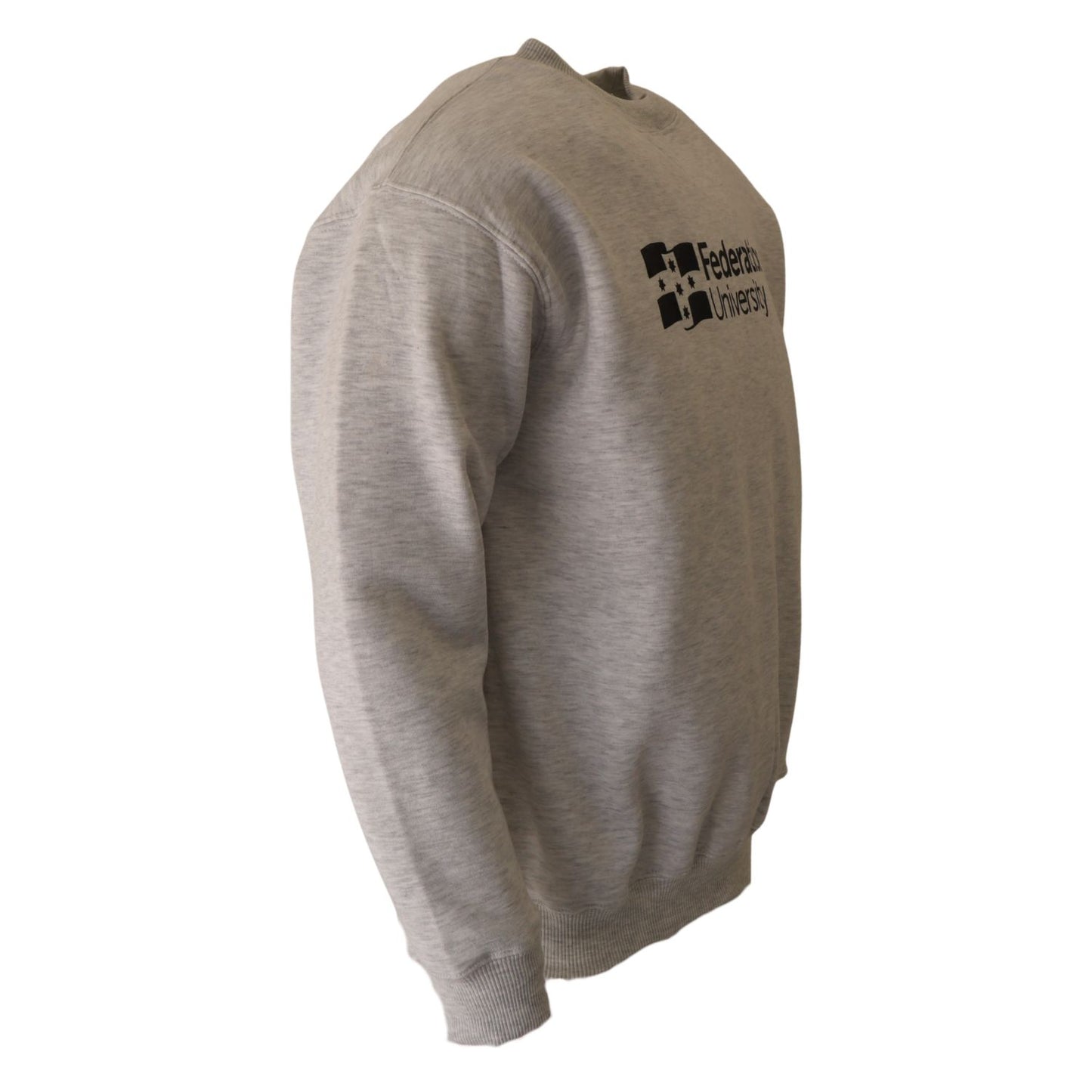 Crew neck jumper | Grey Marle