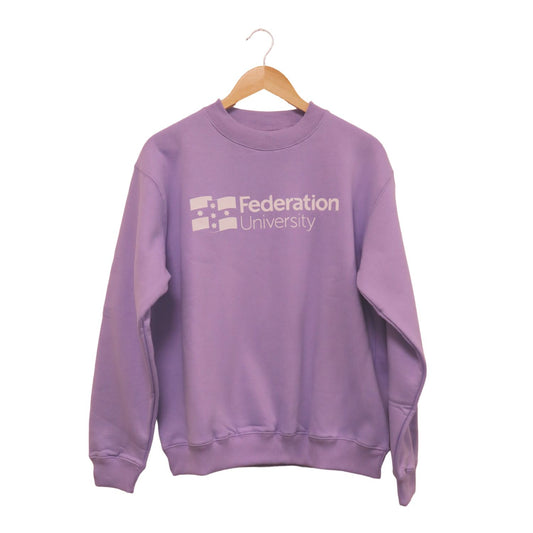 Crew Neck Jumper | Purple