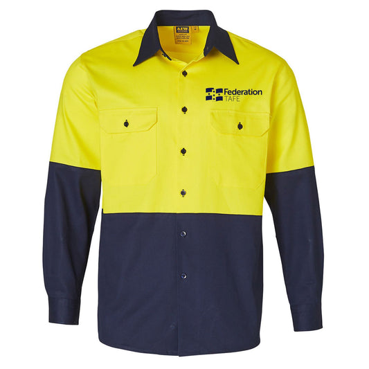 Cotton Drill Safety Shirt