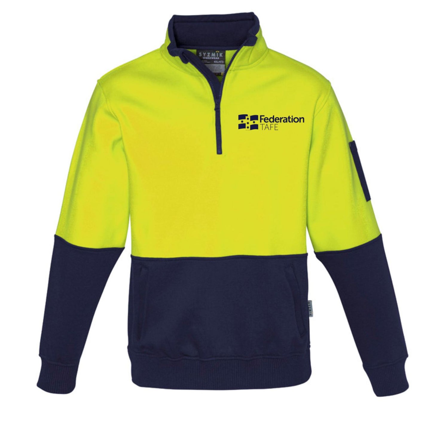 Hi Vis Half Zip Pullover