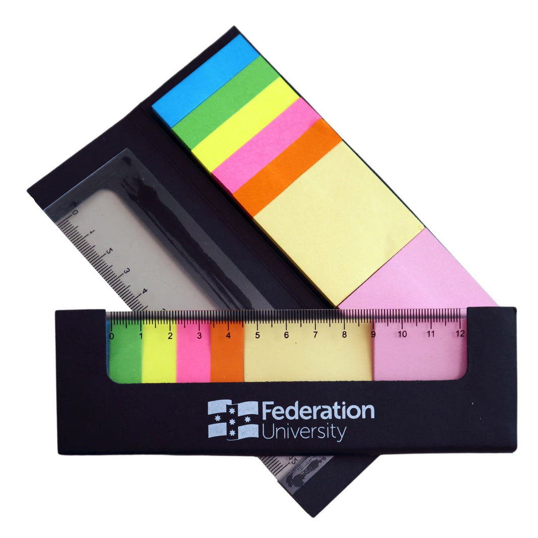 Sticky Note On A Ruler Line Notebooks and Notepads – Fedstore