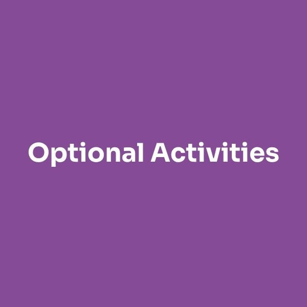 Optional Activities - 2027 WATTLE Symposium