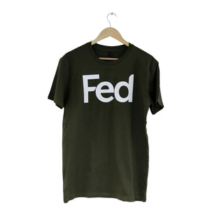 Fed Casual Tee- Army Green