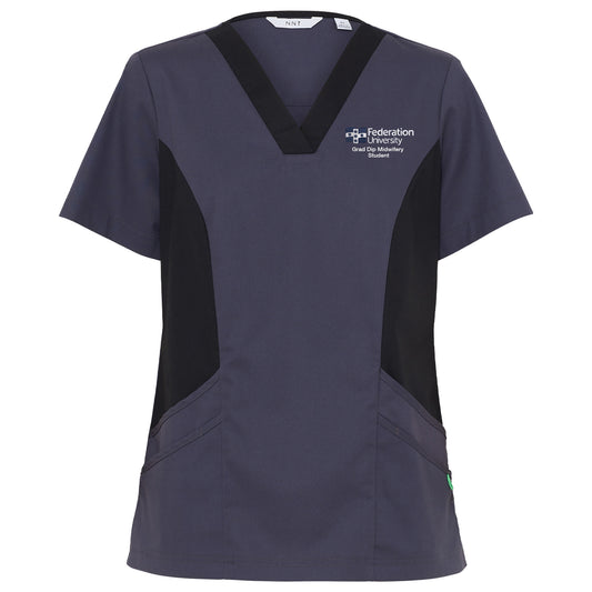 V Neck Scrub Top, Womans | Cobolt, Nursing/Midwifery