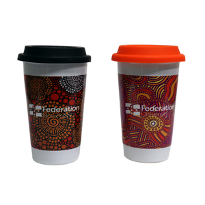 Indigenous Artwork Ceramic Coffee Cups