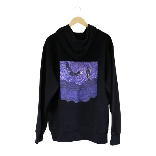 Indigenous Hoodie Navy